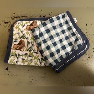 Copper Pearl Burp Clothes.